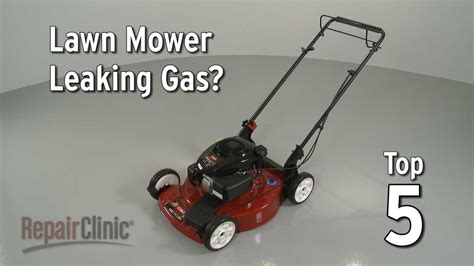 gas leaking from lawn mower carburetor|10 Reasons Your Lawn Mower is Leaking Gas